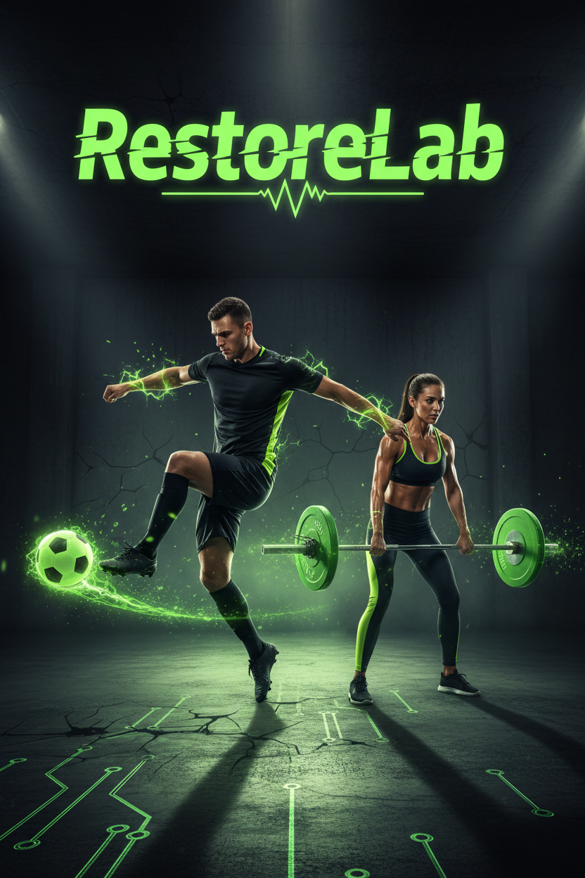 Hero RestoreLab fútbol y gym